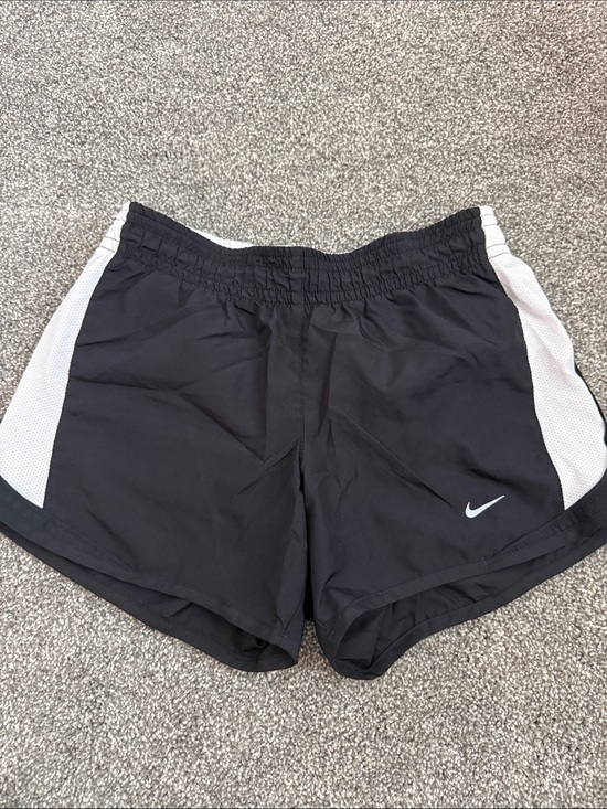 Nike Pants - Nike Black Athletic Shorts with White Side Panels